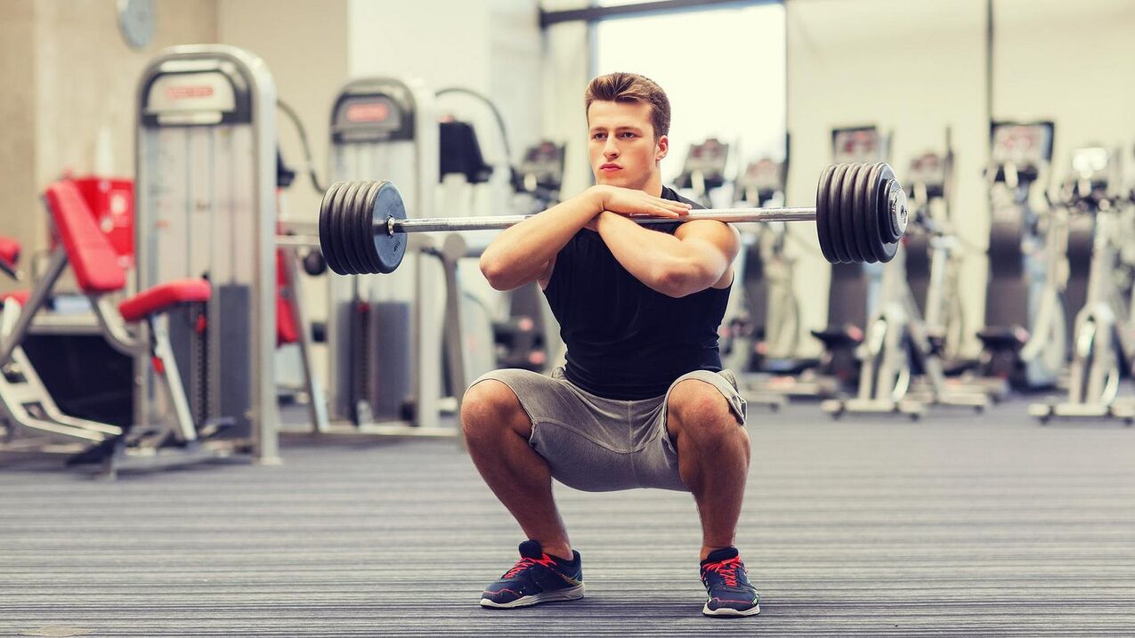 Squats pour augmenter la puissance après